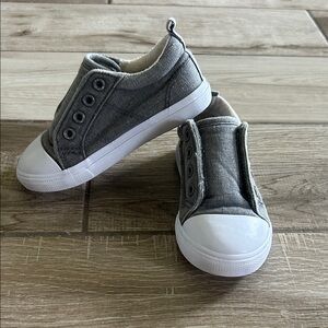 Cat & Jack Gray Kids Slip-On Sneakers